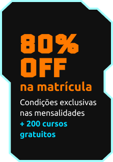 80% off na matrícula